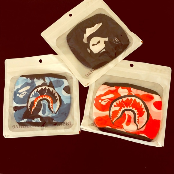 Fashion Ape/Shark Face Masks (3-Pack) - Picture 2 of 12